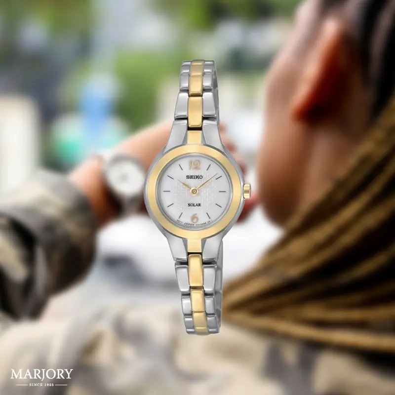 Montre Seiko Pour Femme - Élégante Et Fiable, En Acier, Mouvement Quartz