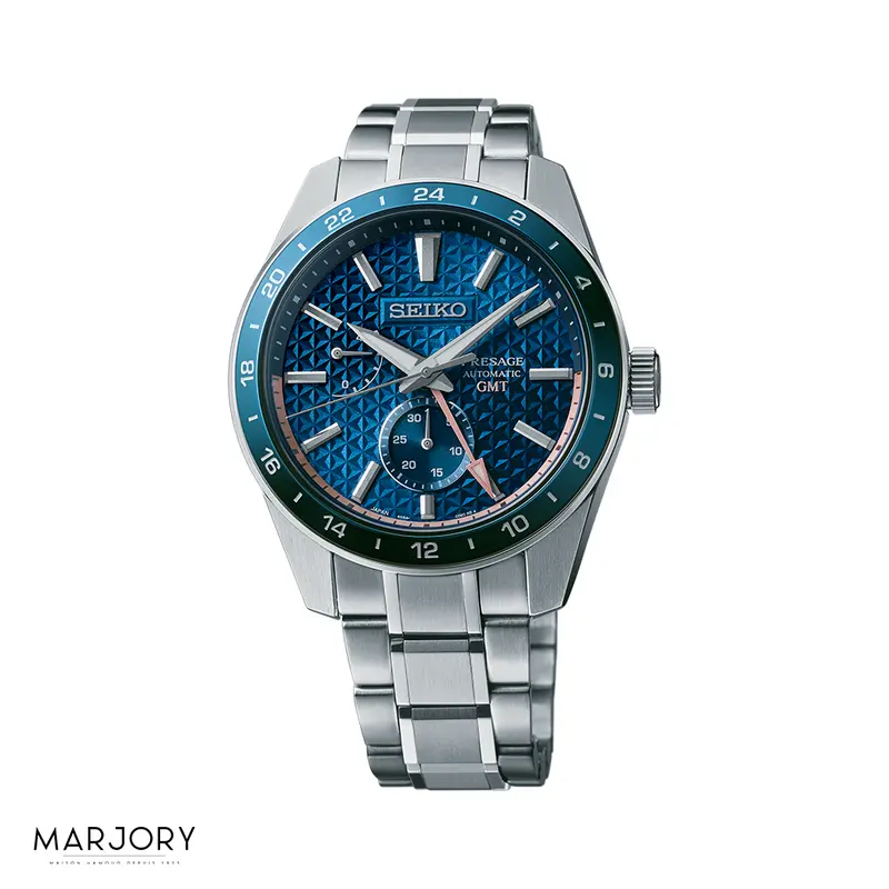 MONTRE HOMME SEIKO PRESAGE SPB217J1 SHARP EDGED GMT